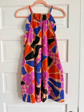 Corey Lynn Calter | Dresses | Corey Lynn Calter Clare Cotton Linen Mini  Dress Size Xs Colorful Mod Retro | Poshmark